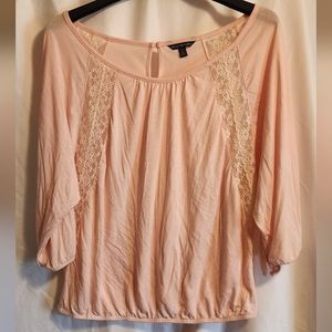 American Eagle lace sides top
